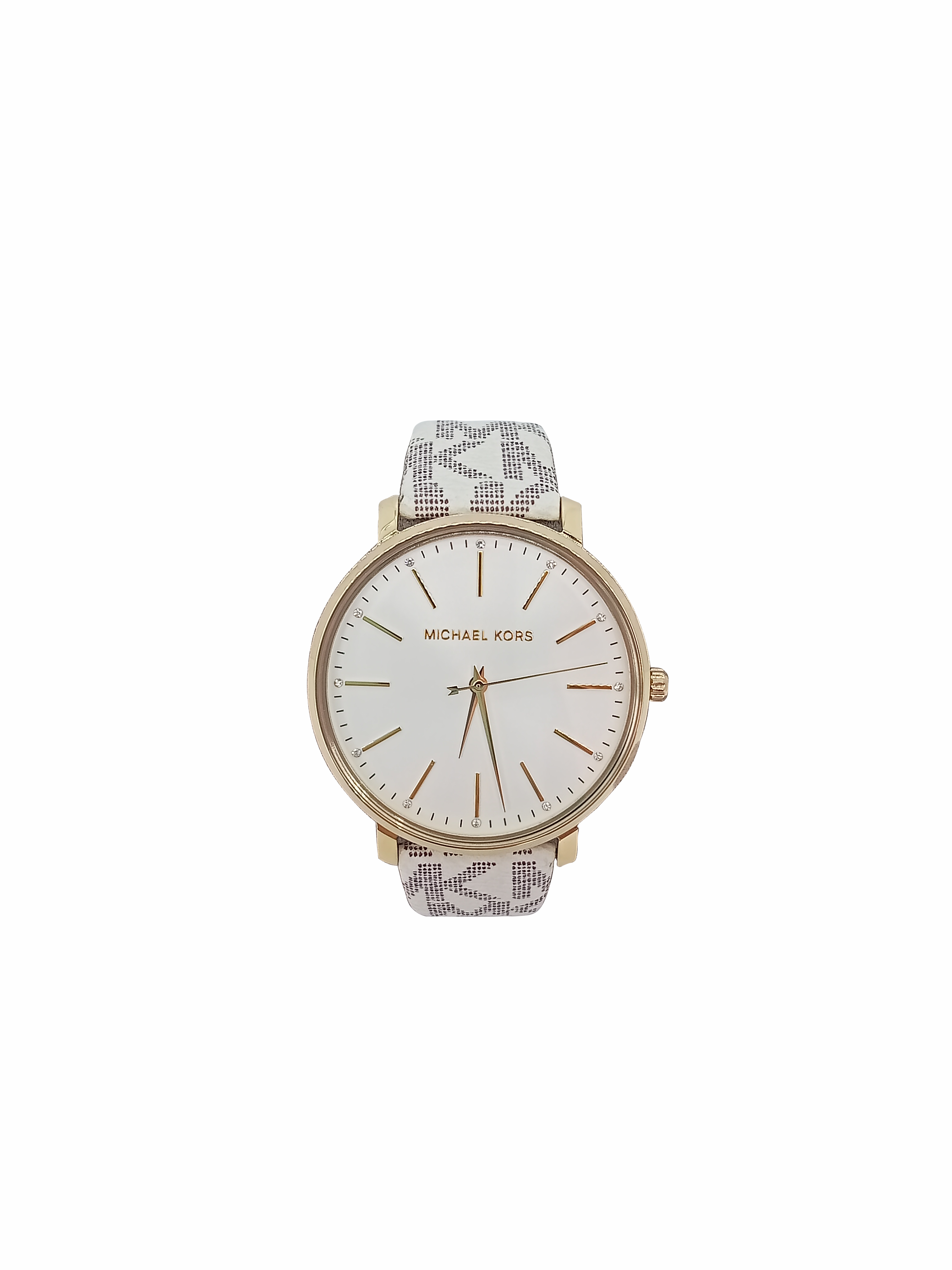 Pyper Logo and Gold-Tone Watch - MK2858